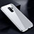 Coque Rebord Bumper Luxe Aluminum Metal Miroir 360 Degres Housse Etui M01 pour Samsung Galaxy S9 Plus Argent