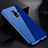 Coque Rebord Bumper Luxe Aluminum Metal Miroir 360 Degres Housse Etui M01 pour Samsung Galaxy S9 Plus Bleu