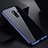 Coque Rebord Bumper Luxe Aluminum Metal Miroir 360 Degres Housse Etui M01 pour Samsung Galaxy S9 Plus Bleu et Noir