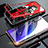 Coque Rebord Bumper Luxe Aluminum Metal Miroir 360 Degres Housse Etui M01 pour Xiaomi Mi 9 Lite Rouge