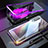 Coque Rebord Bumper Luxe Aluminum Metal Miroir 360 Degres Housse Etui M01 pour Xiaomi Mi 9 Lite Violet