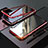 Coque Rebord Bumper Luxe Aluminum Metal Miroir 360 Degres Housse Etui M02 pour Apple iPhone X Petit