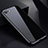 Coque Rebord Bumper Luxe Aluminum Metal Miroir 360 Degres Housse Etui pour Apple iPhone 7 Noir