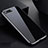 Coque Rebord Bumper Luxe Aluminum Metal Miroir 360 Degres Housse Etui pour Apple iPhone 8 Plus Argent