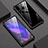 Coque Rebord Bumper Luxe Aluminum Metal Miroir 360 Degres Housse Etui pour Huawei Nova 4e Noir