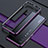 Coque Rebord Bumper Luxe Aluminum Metal Miroir 360 Degres Housse Etui pour Huawei P30 Violet