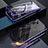 Coque Rebord Bumper Luxe Aluminum Metal Miroir 360 Degres Housse Etui pour Samsung Galaxy Note 10 Plus Violet