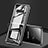 Coque Rebord Bumper Luxe Aluminum Metal Miroir 360 Degres Housse Etui pour Samsung Galaxy S10e Noir