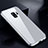 Coque Rebord Bumper Luxe Aluminum Metal Miroir 360 Degres Housse Etui pour Samsung Galaxy S9 Blanc