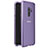 Coque Rebord Bumper Luxe Aluminum Metal Miroir 360 Degres Housse Etui pour Samsung Galaxy S9 Plus Violet