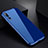 Coque Rebord Bumper Luxe Aluminum Metal Miroir Housse Etui M01 pour Huawei P20 Pro Bleu