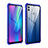 Coque Rebord Bumper Luxe Aluminum Metal Miroir Housse Etui pour Huawei Honor 10 Lite Bleu