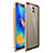 Coque Rebord Bumper Luxe Aluminum Metal Miroir Housse Etui pour Huawei Mate 20 Lite Or