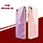 Coque Rebord Contour Silicone et Vitre Luxe Transparente Miroir Housse Etui pour Apple iPhone XR Petit