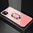 Coque Rebord Contour Silicone et Vitre Miroir Housse Etui avec Support Bague Anneau Magnetique T01 pour Apple iPhone 11 Petit