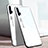 Coque Rebord Contour Silicone et Vitre Miroir Housse Etui Degrade Arc en Ciel H01 pour Huawei Honor 20 Pro Blanc