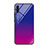 Coque Rebord Contour Silicone et Vitre Miroir Housse Etui Degrade Arc en Ciel H01 pour Samsung Galaxy A70 Rose Rouge