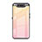 Coque Rebord Contour Silicone et Vitre Miroir Housse Etui Degrade Arc en Ciel H01 pour Samsung Galaxy A80 Rose