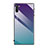 Coque Rebord Contour Silicone et Vitre Miroir Housse Etui Degrade Arc en Ciel H01 pour Samsung Galaxy Note 10 Mixte