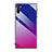 Coque Rebord Contour Silicone et Vitre Miroir Housse Etui Degrade Arc en Ciel H01 pour Samsung Galaxy Note 10 Rose Rouge