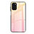 Coque Rebord Contour Silicone et Vitre Miroir Housse Etui Degrade Arc en Ciel H01 pour Xiaomi Poco M3 Petit