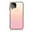 Coque Rebord Contour Silicone et Vitre Miroir Housse Etui Degrade Arc en Ciel JD1 pour Samsung Galaxy M53 5G Rose