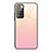 Coque Rebord Contour Silicone et Vitre Miroir Housse Etui Degrade Arc en Ciel JM1 pour Xiaomi Redmi 10 (2022) Rose