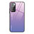 Coque Rebord Contour Silicone et Vitre Miroir Housse Etui Degrade Arc en Ciel JM1 pour Xiaomi Redmi Note 11 4G (2021) Violet Clair