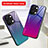 Coque Rebord Contour Silicone et Vitre Miroir Housse Etui Degrade Arc en Ciel JM2 pour OnePlus Ace 2V 5G Petit