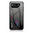 Coque Rebord Contour Silicone et Vitre Miroir Housse Etui Degrade Arc en Ciel LS1 pour Asus ROG Phone 7 Gris Fonce