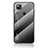 Coque Rebord Contour Silicone et Vitre Miroir Housse Etui Degrade Arc en Ciel LS1 pour Google Pixel 4a Gris Fonce