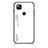 Coque Rebord Contour Silicone et Vitre Miroir Housse Etui Degrade Arc en Ciel LS1 pour Google Pixel 4a Petit