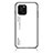 Coque Rebord Contour Silicone et Vitre Miroir Housse Etui Degrade Arc en Ciel LS1 pour Huawei Enjoy 50z Blanc