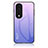 Coque Rebord Contour Silicone et Vitre Miroir Housse Etui Degrade Arc en Ciel LS1 pour Huawei Honor 80 5G Petit