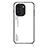 Coque Rebord Contour Silicone et Vitre Miroir Housse Etui Degrade Arc en Ciel LS1 pour Huawei Nova 10 Blanc