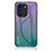 Coque Rebord Contour Silicone et Vitre Miroir Housse Etui Degrade Arc en Ciel LS1 pour Huawei Nova 10 Pro Mixte