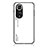 Coque Rebord Contour Silicone et Vitre Miroir Housse Etui Degrade Arc en Ciel LS1 pour Huawei Nova 9 Blanc