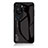 Coque Rebord Contour Silicone et Vitre Miroir Housse Etui Degrade Arc en Ciel LS1 pour Huawei P60 Art Noir