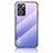 Coque Rebord Contour Silicone et Vitre Miroir Housse Etui Degrade Arc en Ciel LS1 pour OnePlus Nord CE 2 5G Violet Clair