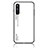 Coque Rebord Contour Silicone et Vitre Miroir Housse Etui Degrade Arc en Ciel LS1 pour OnePlus Nord CE 5G Blanc