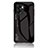 Coque Rebord Contour Silicone et Vitre Miroir Housse Etui Degrade Arc en Ciel LS1 pour Oppo A56S 5G Noir