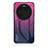 Coque Rebord Contour Silicone et Vitre Miroir Housse Etui Degrade Arc en Ciel LS1 pour Oppo Find X6 5G Petit