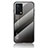 Coque Rebord Contour Silicone et Vitre Miroir Housse Etui Degrade Arc en Ciel LS1 pour Oppo K9 5G Gris Fonce