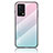 Coque Rebord Contour Silicone et Vitre Miroir Housse Etui Degrade Arc en Ciel LS1 pour Oppo K9 5G Petit