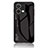 Coque Rebord Contour Silicone et Vitre Miroir Housse Etui Degrade Arc en Ciel LS1 pour Oppo Reno8 5G Noir