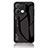 Coque Rebord Contour Silicone et Vitre Miroir Housse Etui Degrade Arc en Ciel LS1 pour Oppo Reno8 Pro 5G Noir