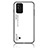 Coque Rebord Contour Silicone et Vitre Miroir Housse Etui Degrade Arc en Ciel LS1 pour Realme C11 (2021) Blanc