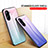 Coque Rebord Contour Silicone et Vitre Miroir Housse Etui Degrade Arc en Ciel LS1 pour Realme C33 (2023) Petit