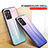 Coque Rebord Contour Silicone et Vitre Miroir Housse Etui Degrade Arc en Ciel LS1 pour Realme C35 Petit