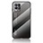 Coque Rebord Contour Silicone et Vitre Miroir Housse Etui Degrade Arc en Ciel LS1 pour Realme Narzo 50 4G Gris Fonce